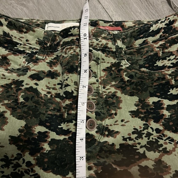 Pilcro Anthropologie Green and Black corduroy Pants size 30 - Picture 9 of 11